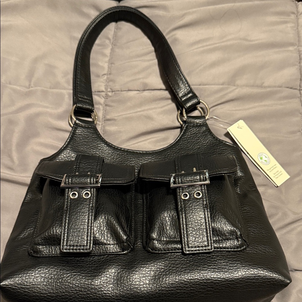 No Boundaries Black Shoulder Bag